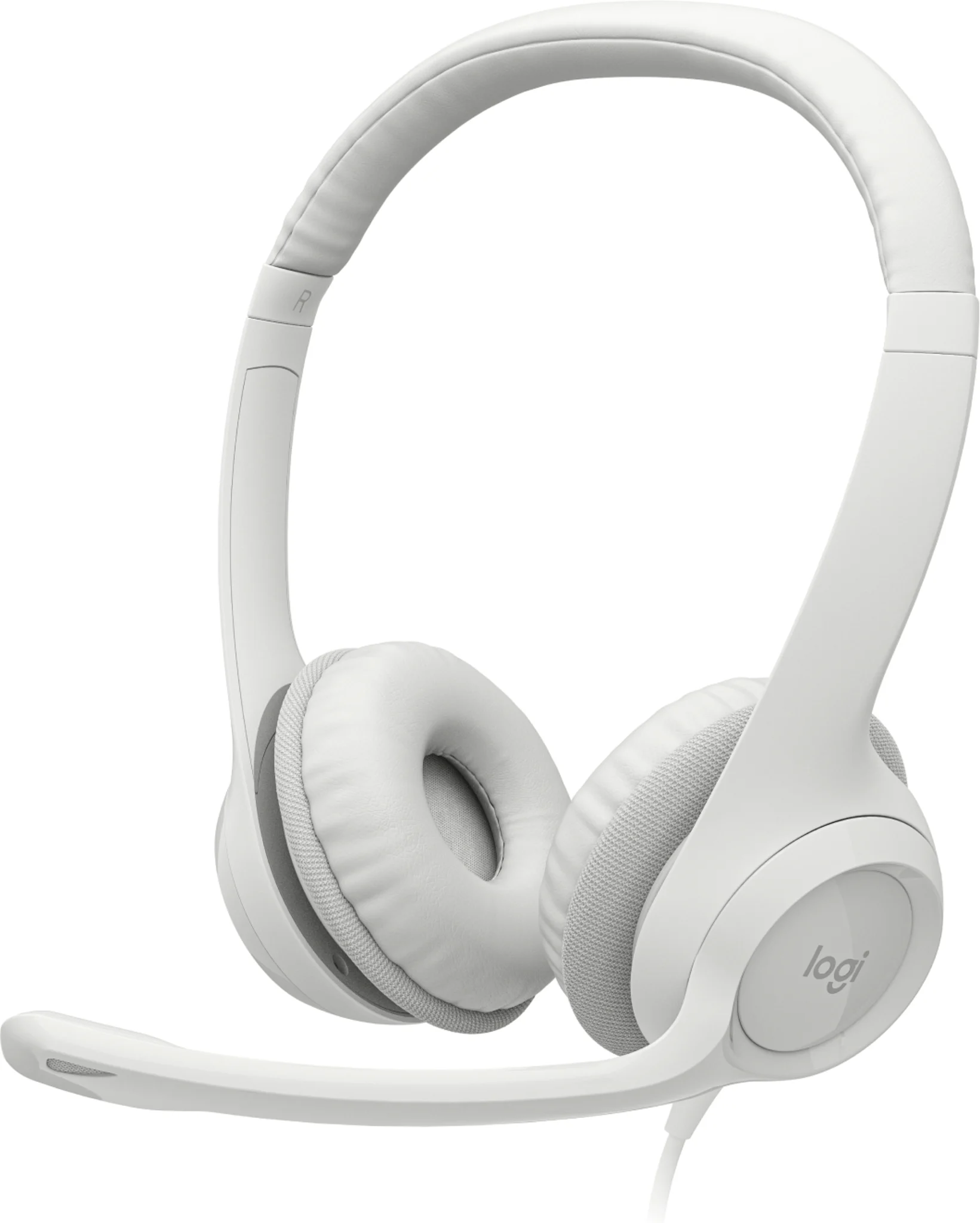Imagen 0 de Audífonos Alámbricos Logitech H390 c/Mic bidirec Cancelacion de ruido USB Blanco