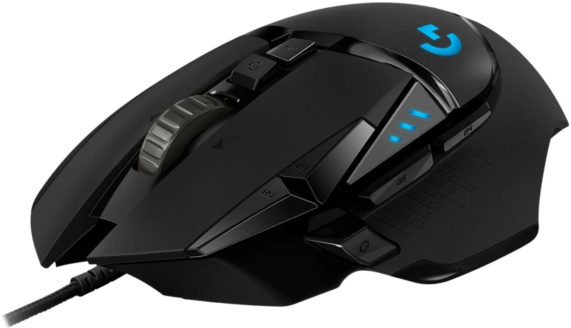 Imagen 3 de Mouse Gamer Alámbrico Logitech G502 Hero Óptico 16000dpi 11 Btns USB RGB Negro
