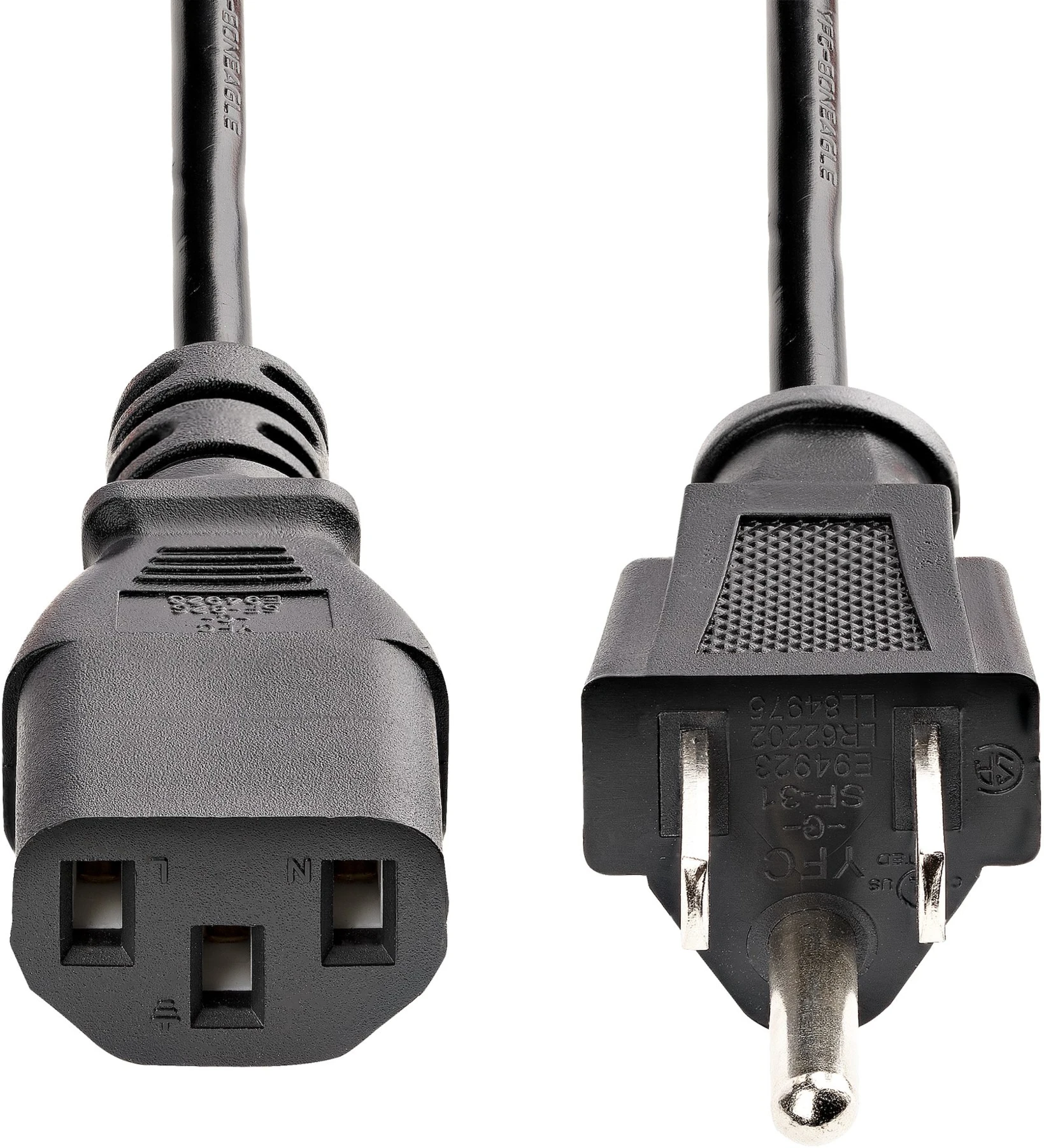 Imagen 3 de Cable de Poder NEMA 5-15P a C13, 10A 125V 18AWG 3mts 10ft - StarTech