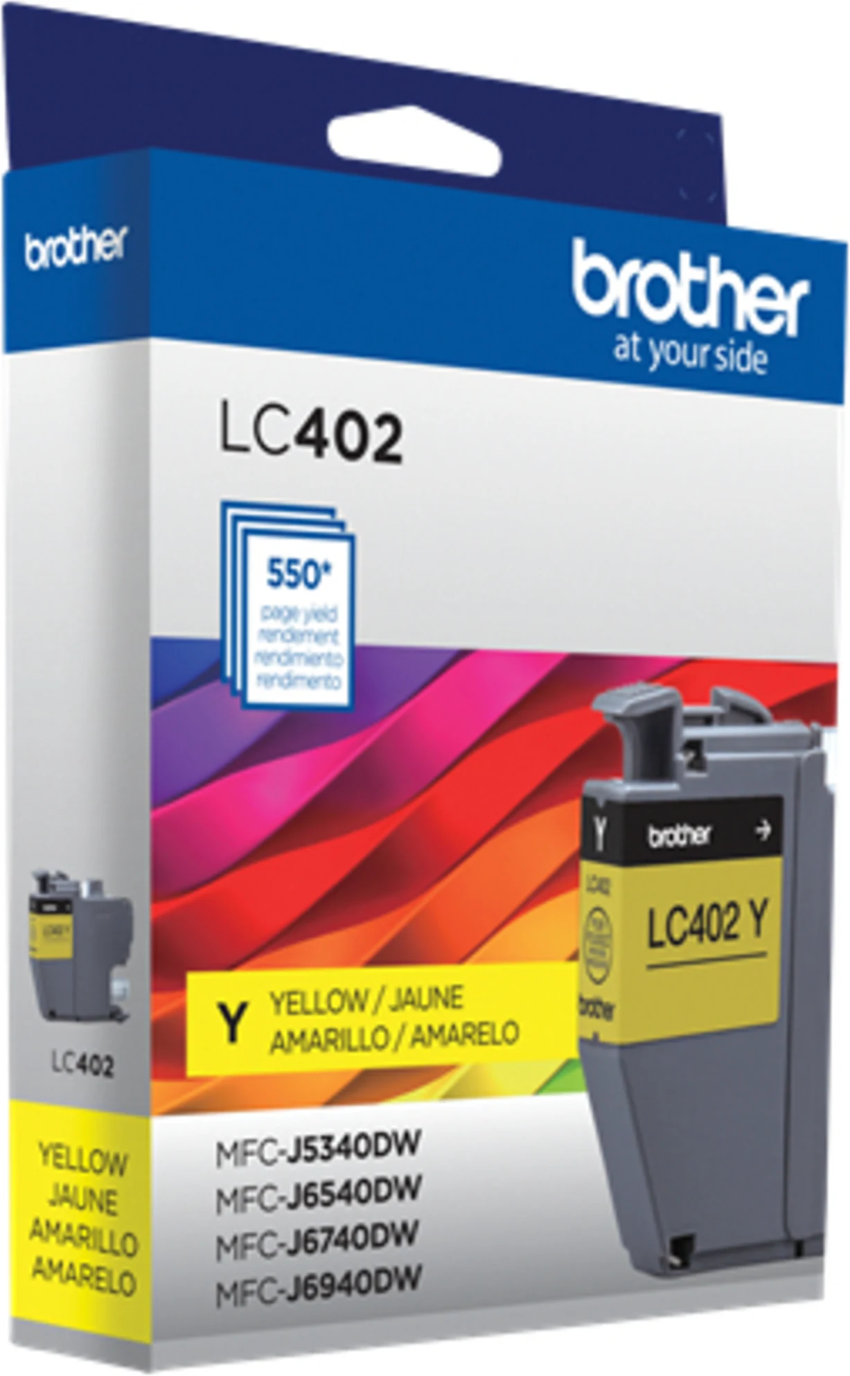 Imagen 5 de Cartridge Brother LC402YS Amarillo Comp. MFCJ6740DW, 550 Páginas