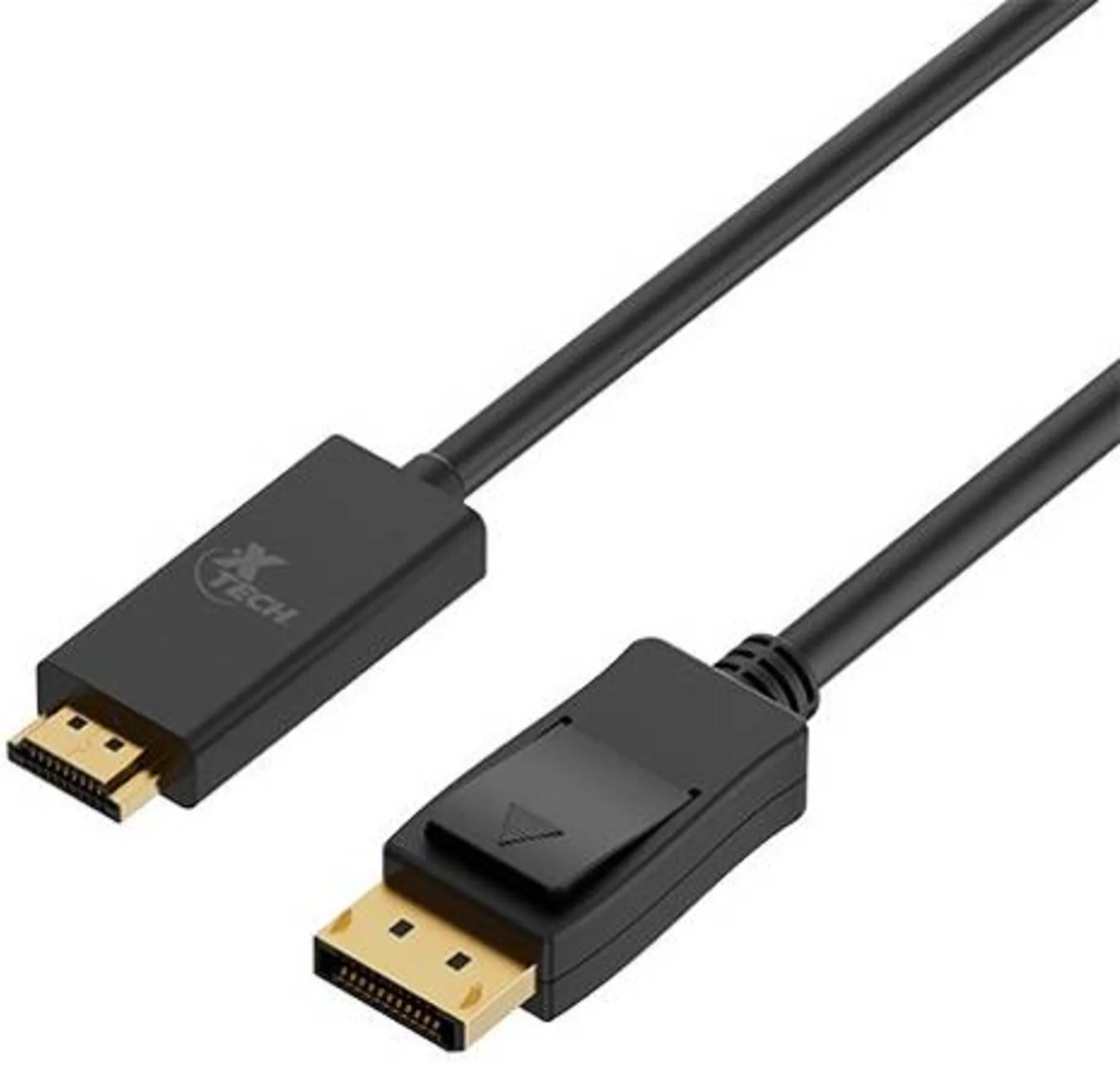 Imagen 0 de Cable DisplayPort a HDMI M/M  4K x 2K a 30Hz 3mts Color negro - Xtech XTC-359