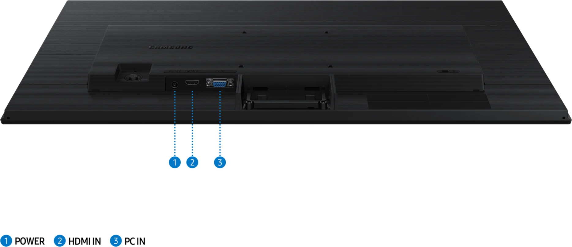 Imagen 6 de Monitor Samsung Essential S3 S30GD 27" FHD 1920*1080 IPS HDMI VGA 100Hz