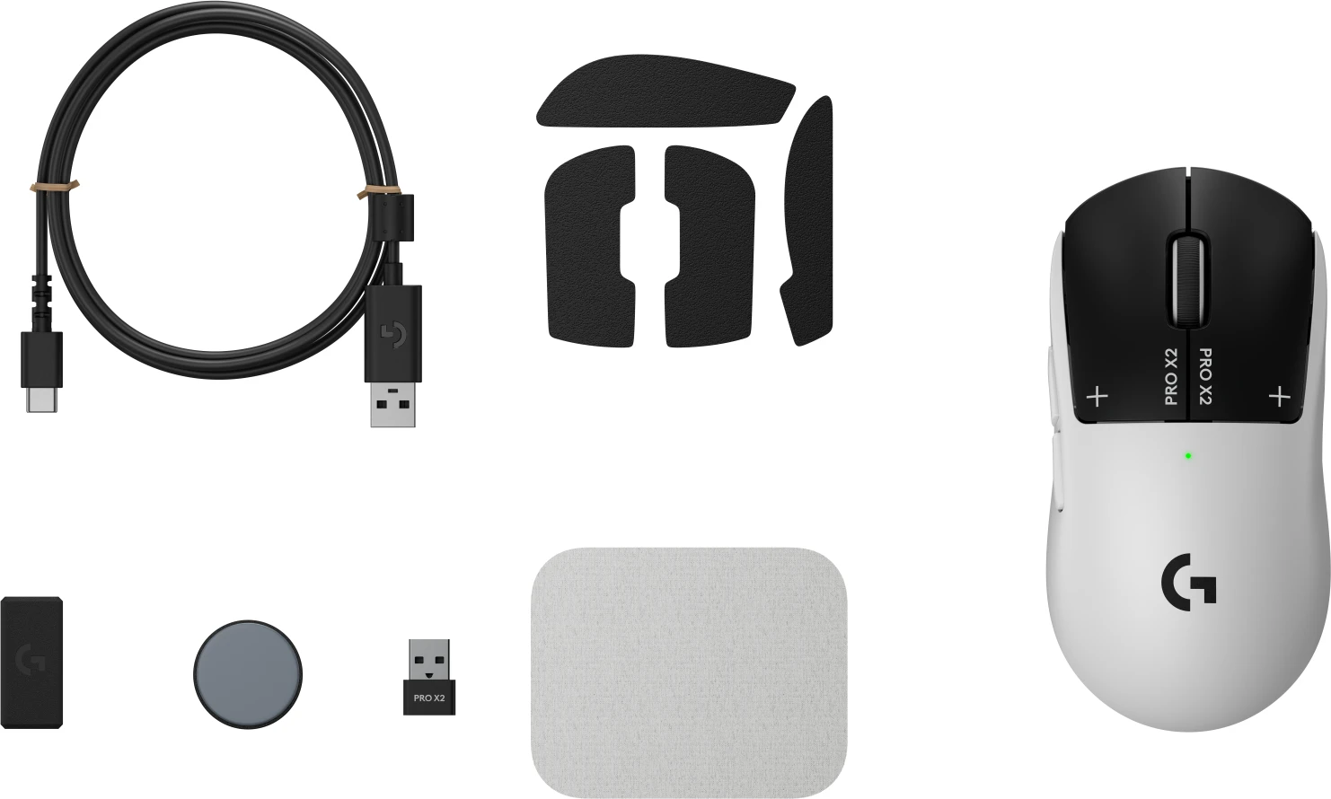 Imagen 7 de Mouse Gamer Inalámbrico Logitech PRO X2 SUPERSTRIKE Óptico 44000dpi Blanco/Negro