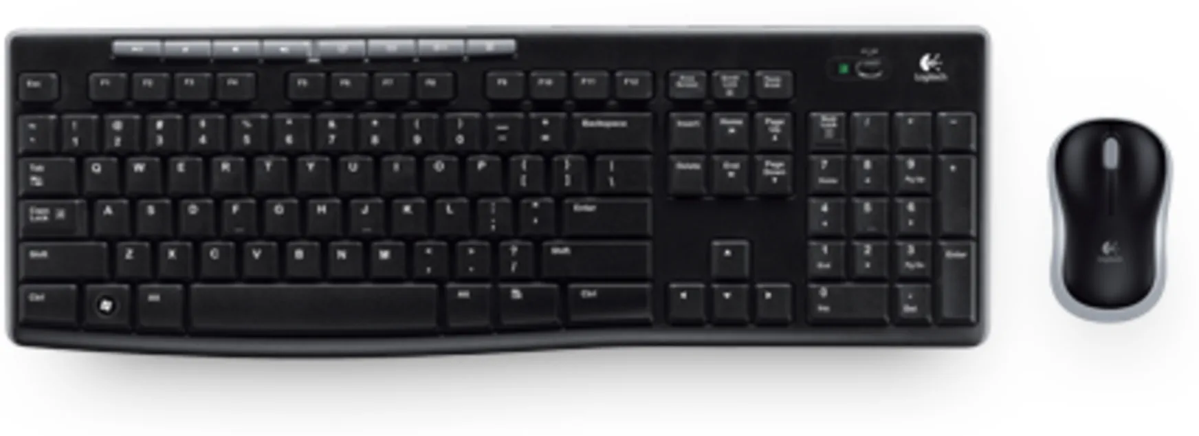 Imagen 0 de Kit Teclado Mouse Inalámbrico Logitech MK270 2,4MHz USB Color Negro