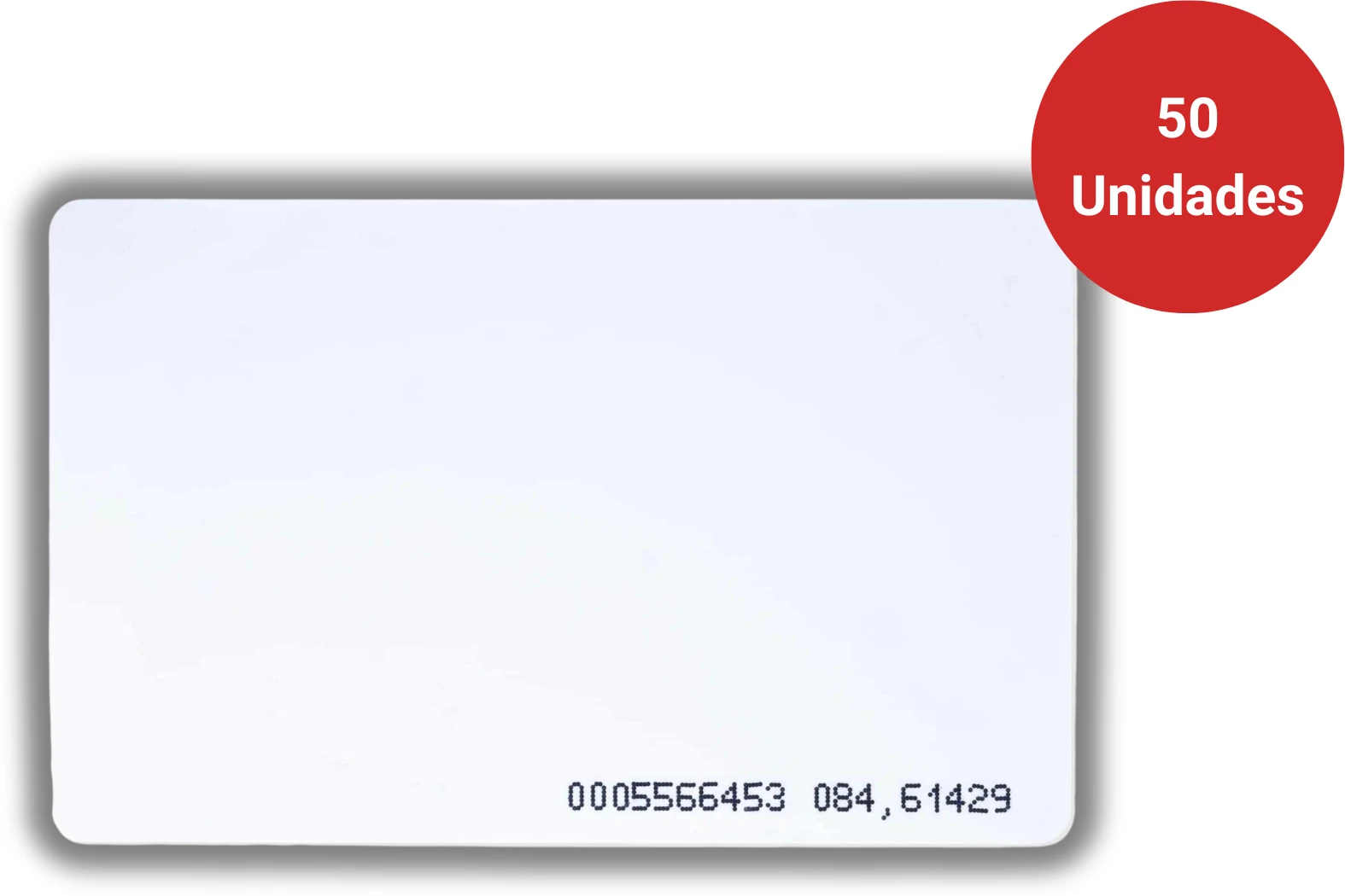 Imagen 0 de PACK CREDENCIAL IMPRIMIBLE RFID UHF  PVC Card / 50 Unidades