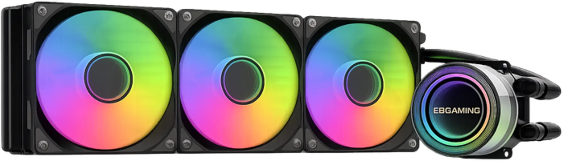 Imagen 0 de VENTILADOR CPU WATER COOLER CZ-360B-BK ARGB 360 ESGAMING