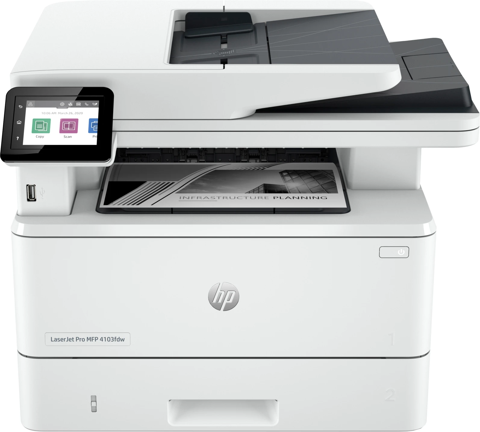 Imagen 0 de Impresora Multifunción HP LaserJet Pro MFP 4103fdw Monocrómo WiFi LAN USB Dúplex