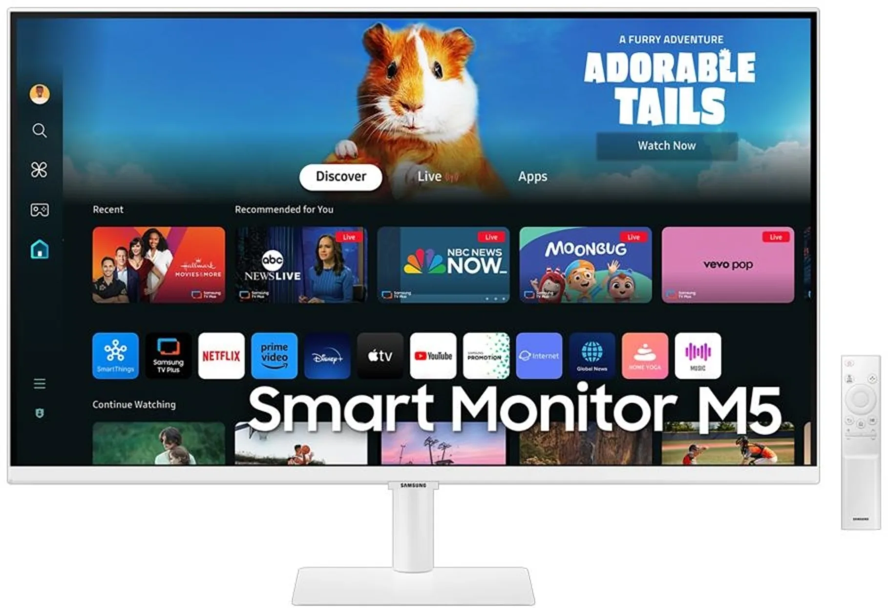 Imagen 0 de Monitor Smart Samsung M50D M5 32" FHD1920*1080 WiFi BT VA HDMI USB 60Hz