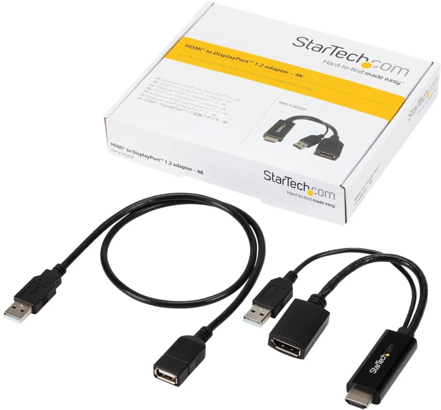 Imagen 8 de Adaptador Startech HDMI a DisplayPort USB 4K 3840*2160 Pixeles USB-C 