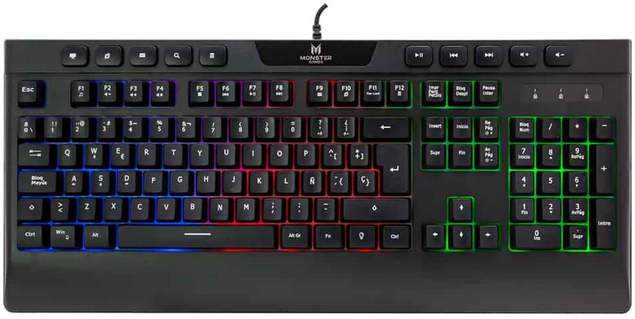 Imagen 0 de Monster Games Inception RGB (29MTGT1027)