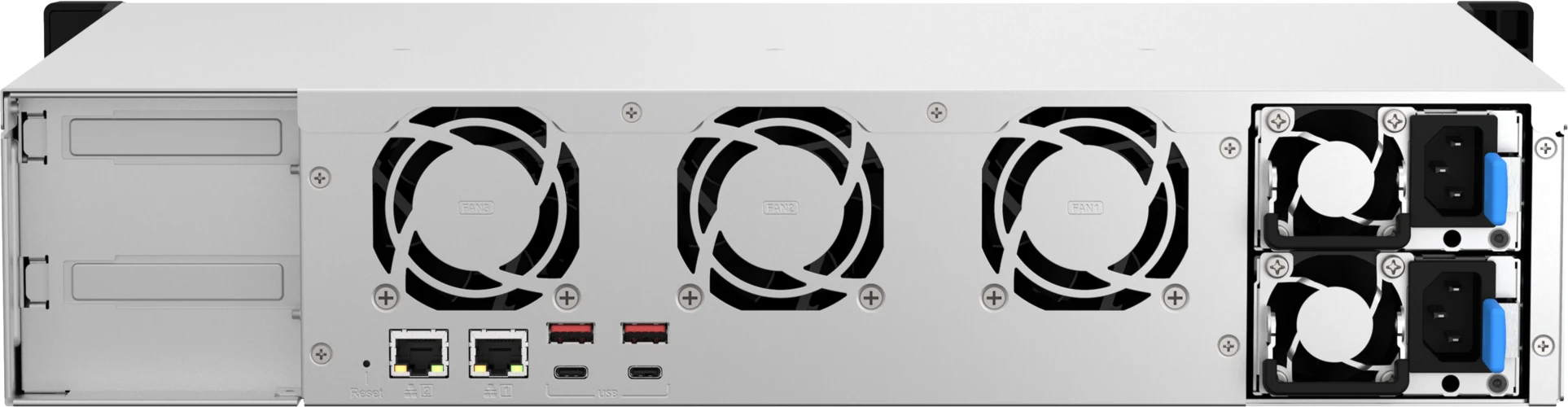 Imagen 1 de Servidor NAS Qnap TS-873AeU AMD Ryzen V1500B RAM4GB 8* SATA 3.5" 2U Rackmount 