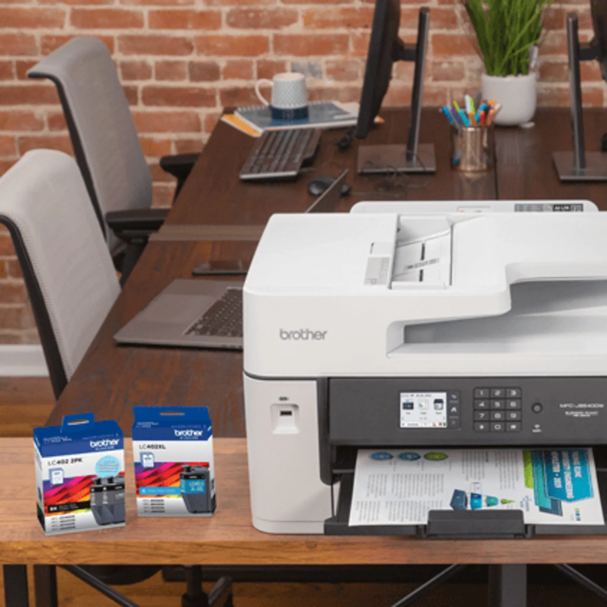 Imagen 3 de Cartridge Brother LC402XLCS Cian MFC J5340DW J6740DW J6540DW J6940DW, 1.500Pág