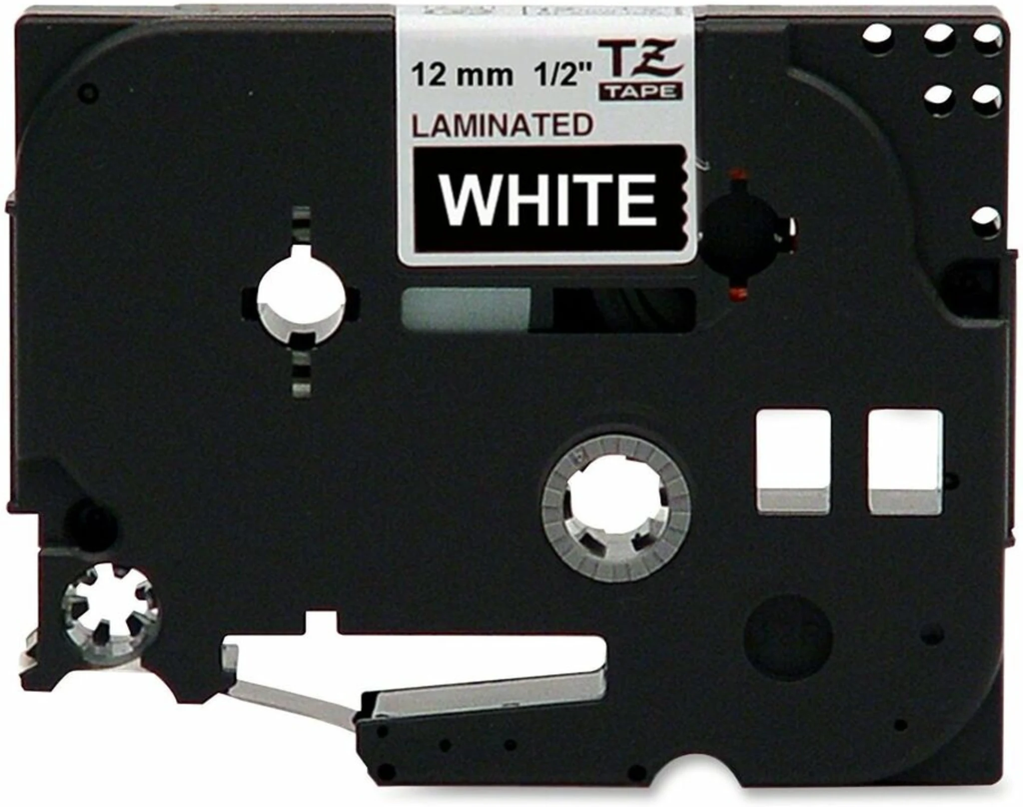 Imagen 2 de Cinta Brother TZE-335 12mm white on black industr. tape
