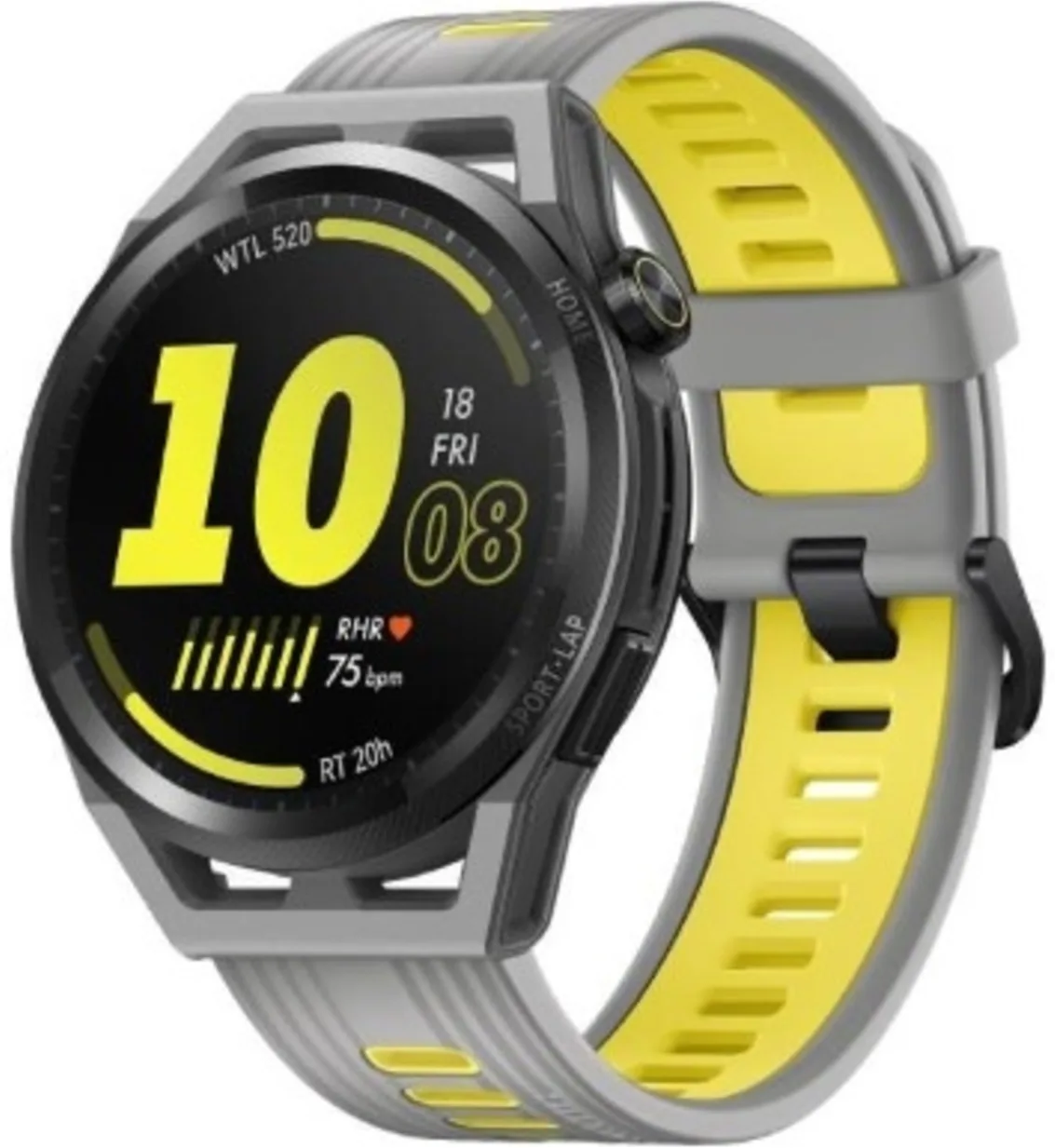 Imagen 0 de Huawei Watch GT Runner - 46 mm - gris - reloj deportivo con correa - tamaño de la muñeca: 140-210 mm - pantalla luminosa 1.43" - 4 GB - Bluetooth, NFC - 38.5 g