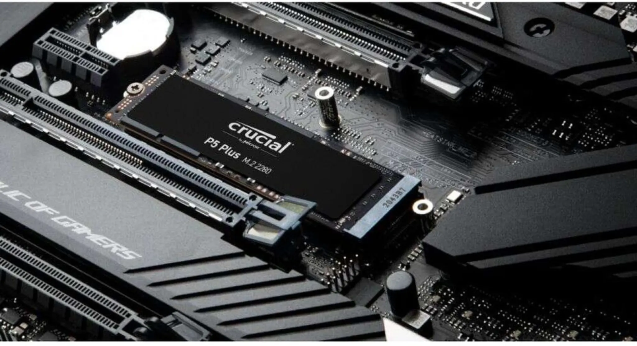 Imagen 5 de Unidad SSD Crucial P5 Plus 1TB M.2 22*80 3D NAND NVMe PCIe Lec6600MBs Esc5000MBs