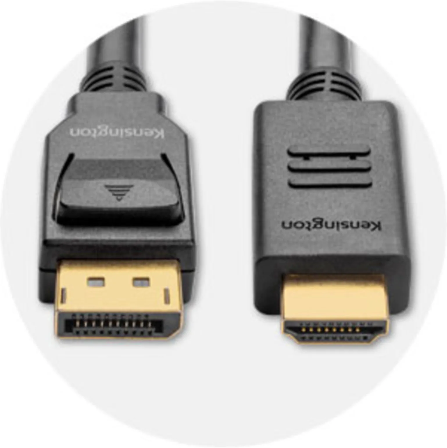 Imagen 9 de Cable DisplayPort a HDMI FHD 1920*1200 Longitud 1,8 metros Negro Kensington