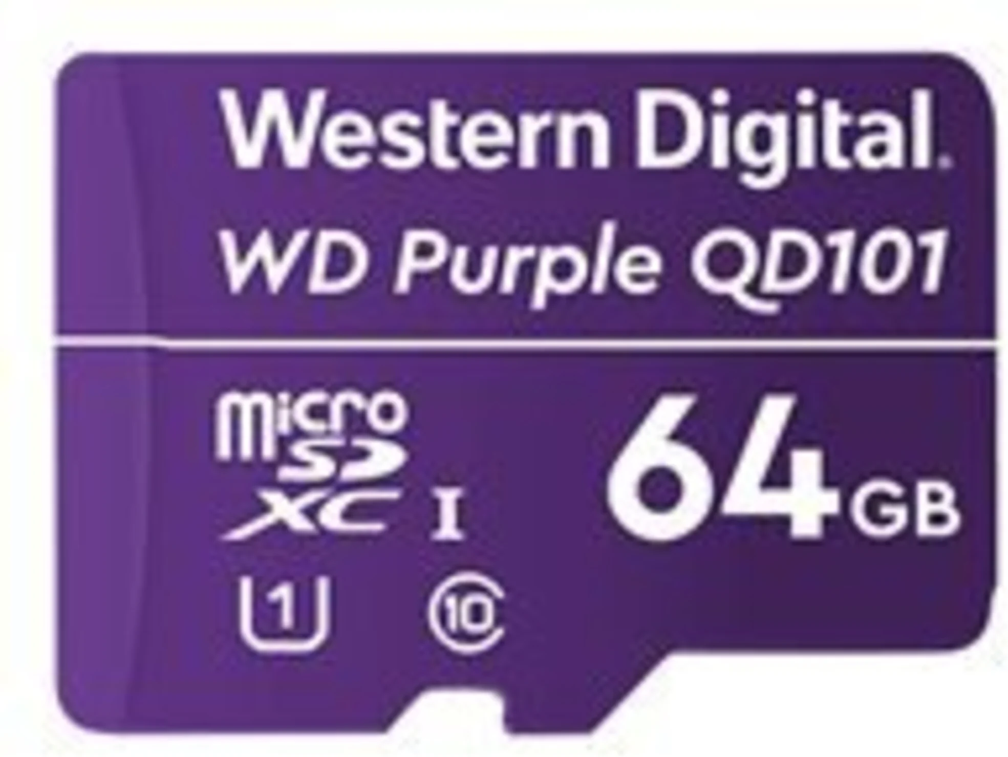 Imagen 0 de Memoria MicroSDHC 64GB Western Digital Purple SC QD101 UHS-I CL10 Sin Adaptador
