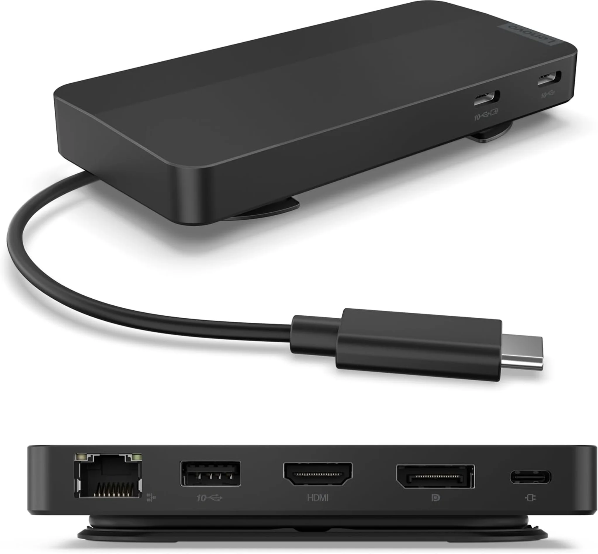 Imagen 0 de Docking Station Lenovo Travel Dock USB-C, Puertos USB3.2 2*USB-C LAN HDMI DP