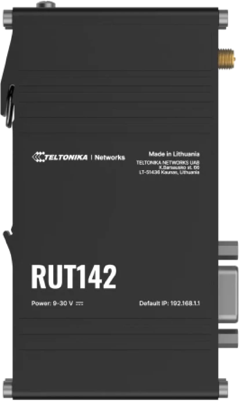 Imagen 0 de Router industrial compacto con RS232, Wi-Fi 4, dos puertos Ethernet y soporte para protocolos industriales, ideal para conectividad segura y gestión remota con RMS.