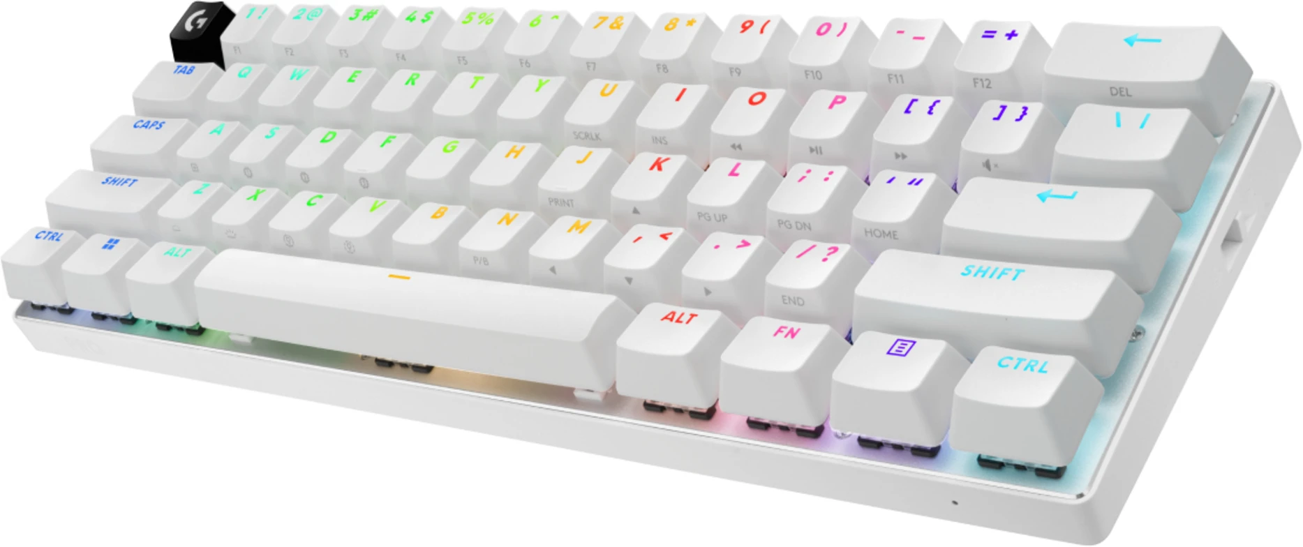 Imagen 3 de Teclado Gamer Inalámbrico Logitech PRO X60 Inglés Switch Táctil RGB Color Blanco