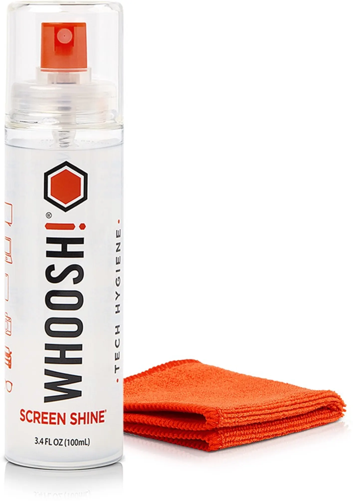Imagen 0 de Limpiador para pantallas Whoosh Screen Shine Go XL Spray Portátil 100ML
