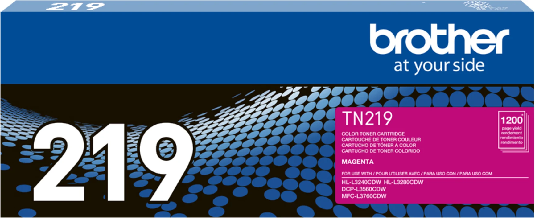 Imagen 0 de Toner Brother TN219M Magenta DCPL3560CDW HLL3280CDW MFCL3760CDW 1.200Pág