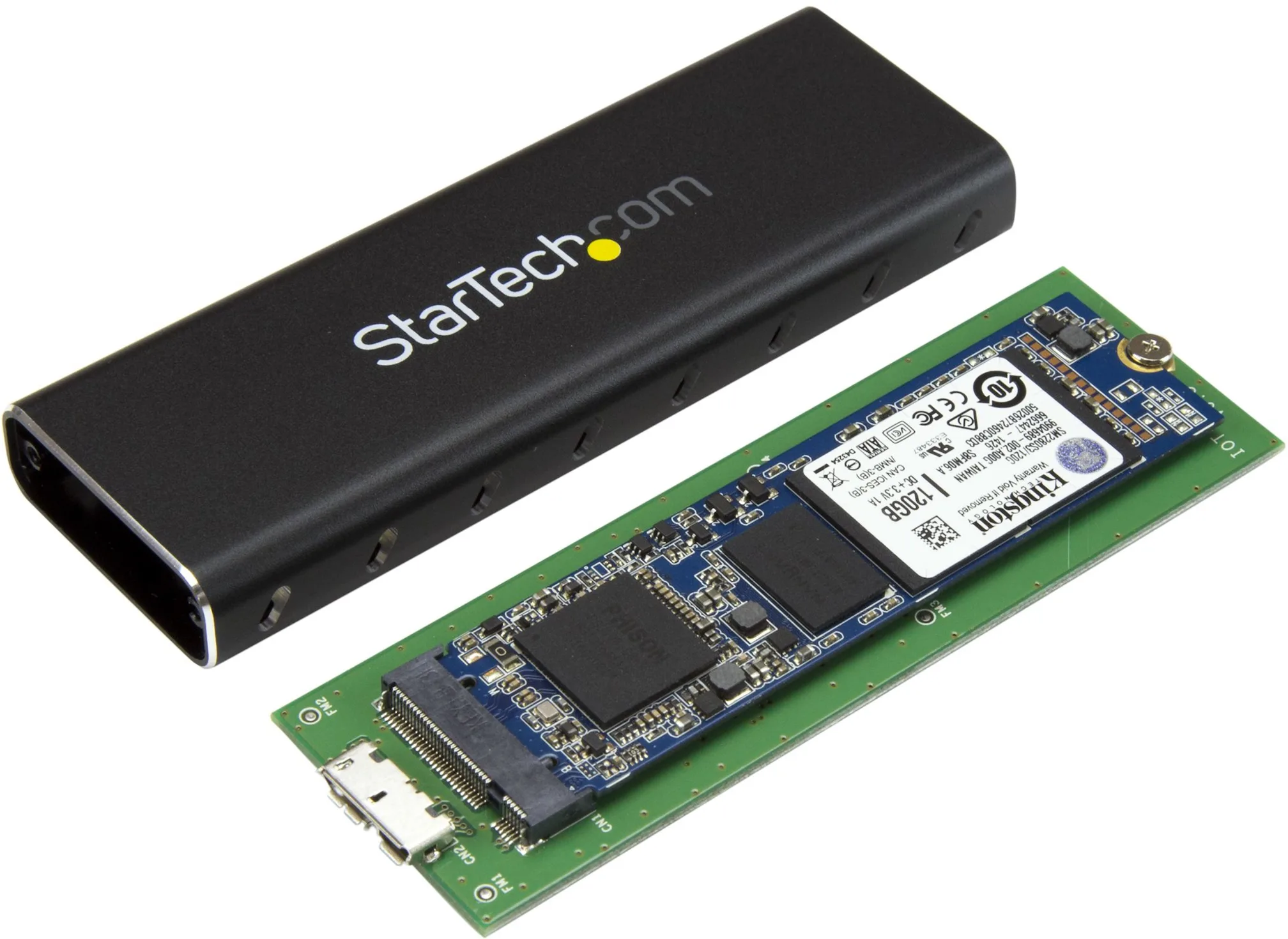 Imagen 1 de Cofre Porta SSD M.2 a USB3.0 NGFF Externo color Negro - StarTech