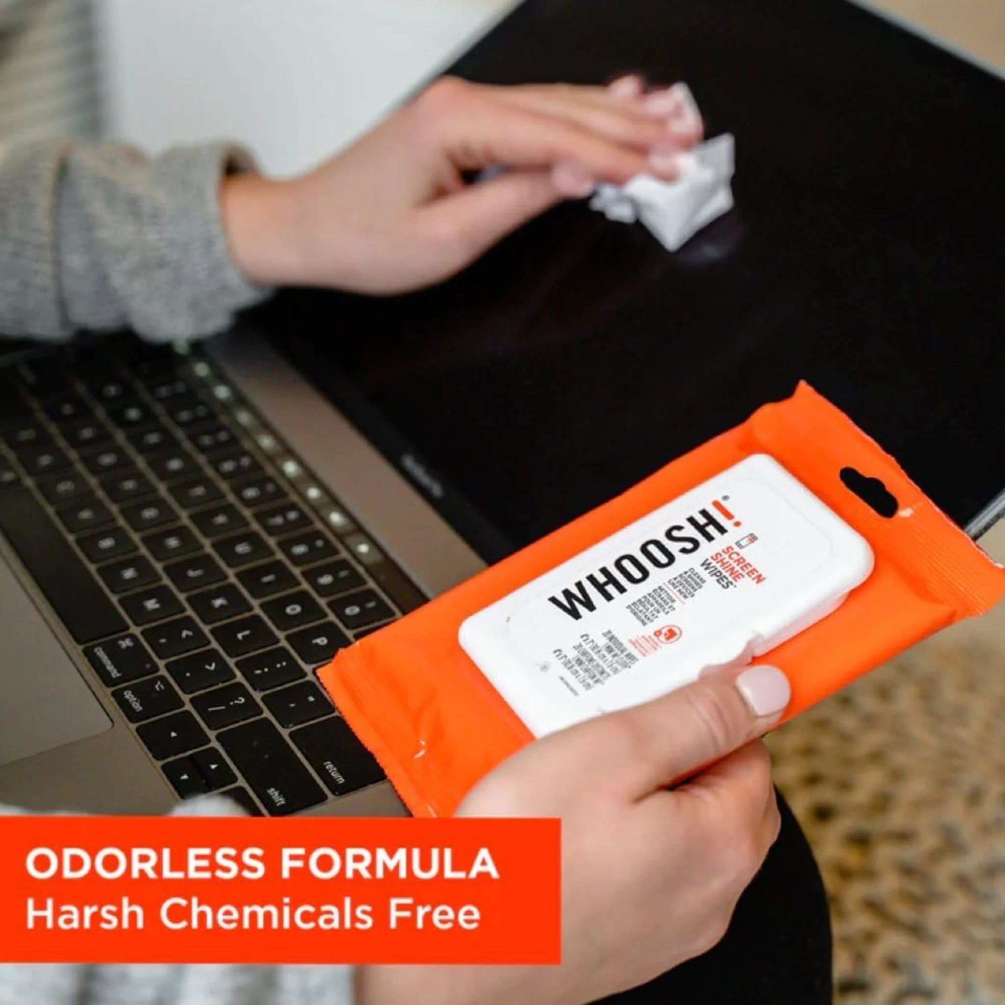 Imagen 1 de Toallitas de Limpieza para Pantallas Whoosh Screen Shine 1FG20WPENFR 20 unidades