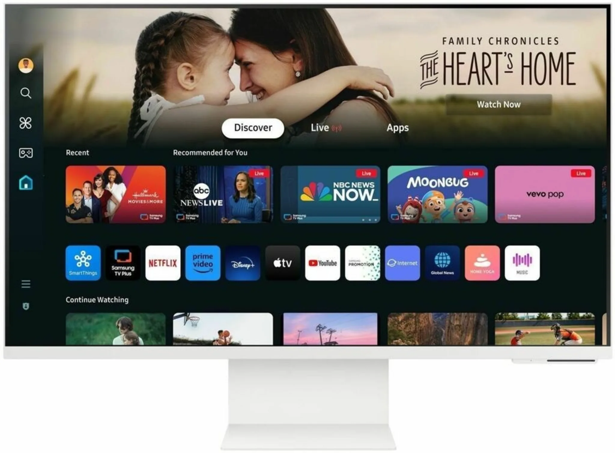 Imagen 0 de Monitor Samsung M8 M80D 32" Smart TV 4K 3840*2160 VA HDMI USB USB-C 60Hz 4ms