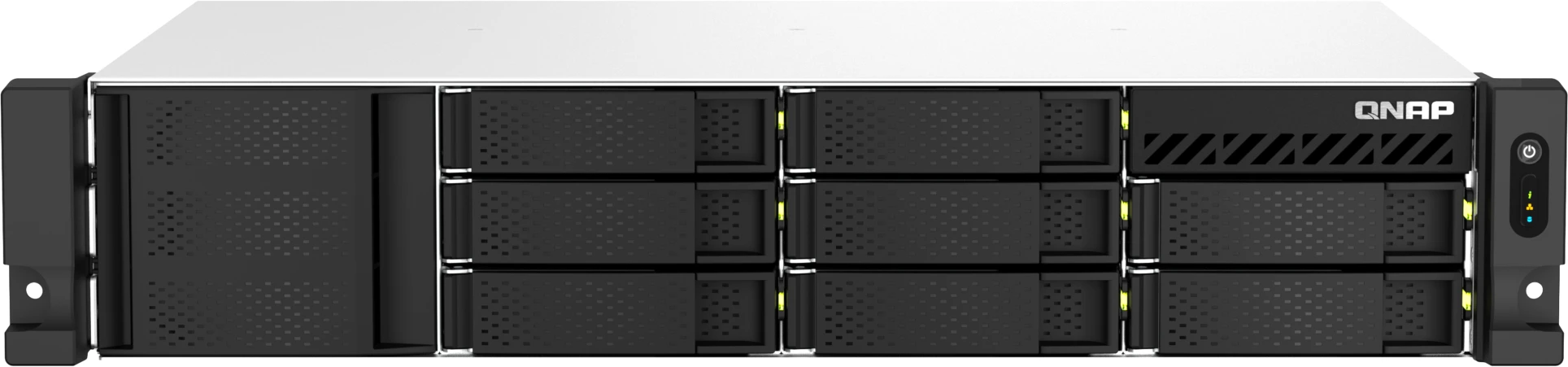 Imagen 0 de Servidor NAS Qnap TS-873AeU AMD Ryzen V1500B RAM4GB 8* SATA 3.5" 2U Rackmount 