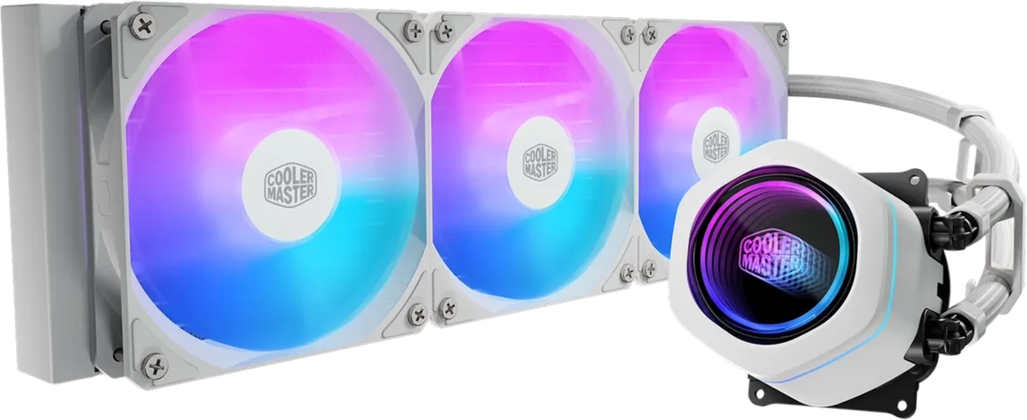 Imagen 0 de Refrigeración Líquida Cooler Master MasterLiquid Core Nex LGA 1700 AM5 Blanco