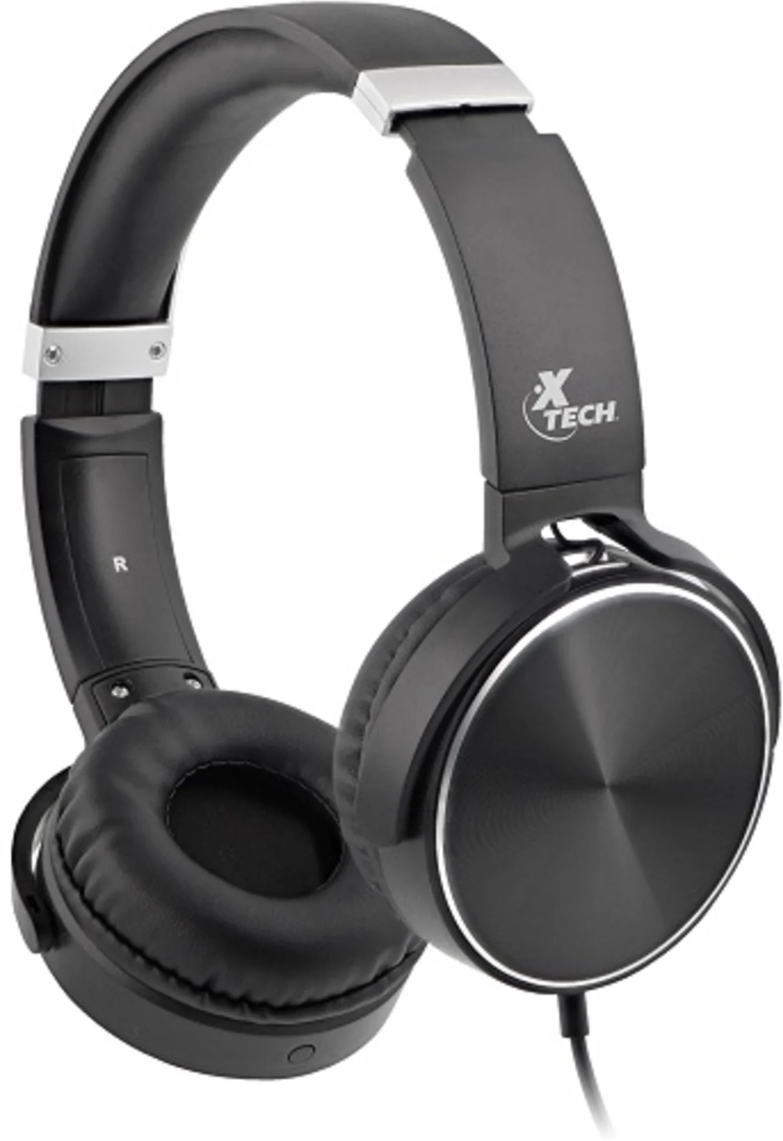 Imagen 0 de Audífonos Xtech con cable/mic/control audio negro - with Mic XTH-345