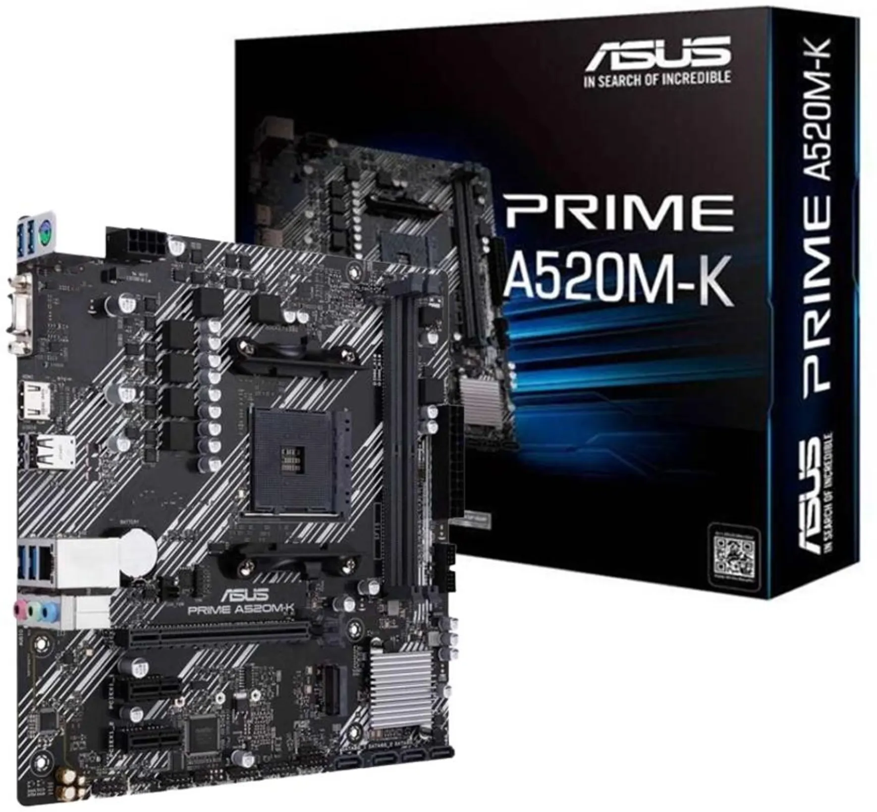 Imagen 0 de Tarjeta Madre Asus PRIME A520M-K AMD Ryzen AM4 2*DDR4 M.2 HDMI VGA USB3.2 mATX
