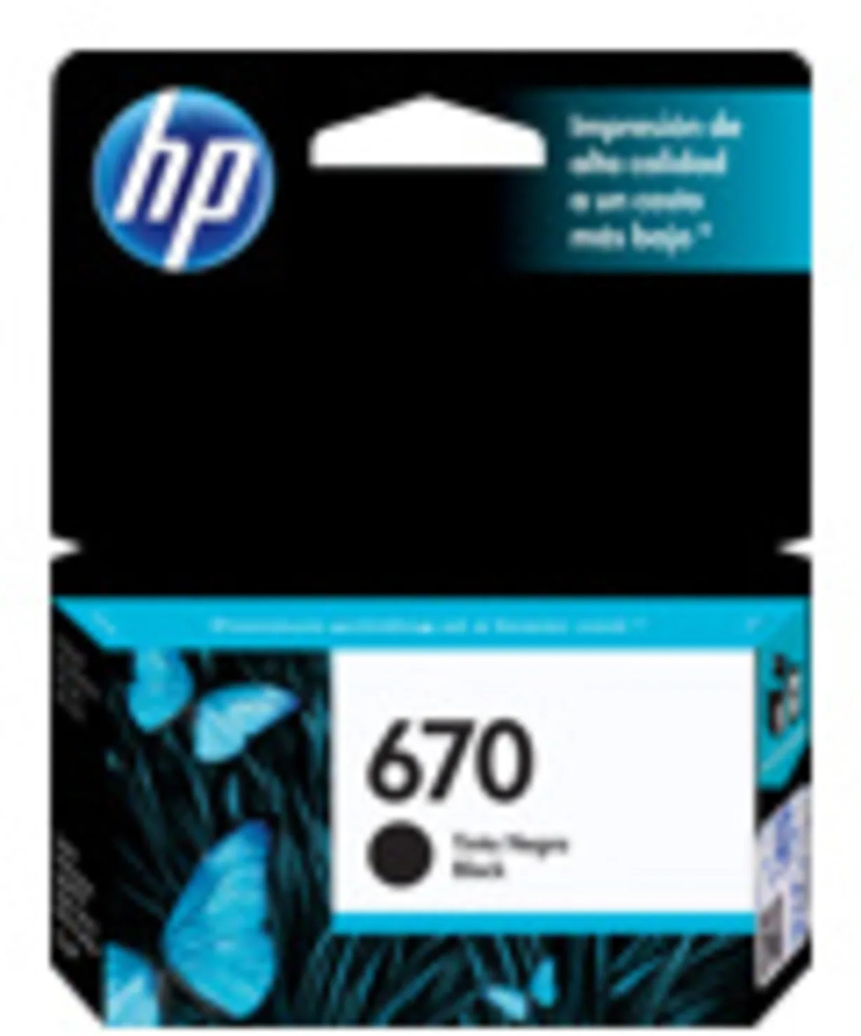 Imagen 5 de Cartridge HP 670 Negro Tinta para Imp Deskjet 3525/4615/4625/5525, 250Pág 7.5ml