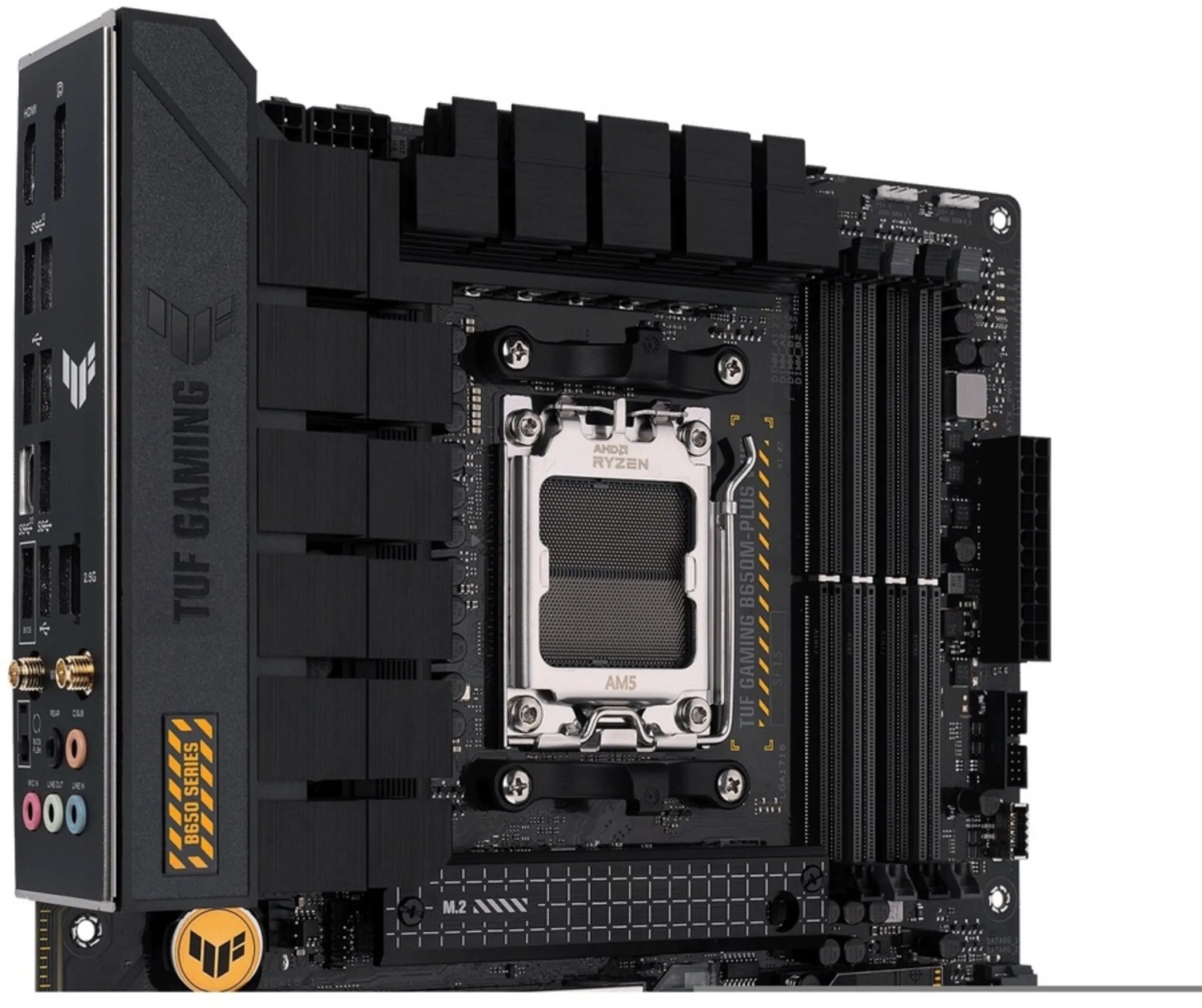 Imagen 6 de Tarjeta Madre Asus TUF GAMING B650M-PLUS WIFI AMD AM5 4*DDR5 2*M.2 DP HDMI mATX