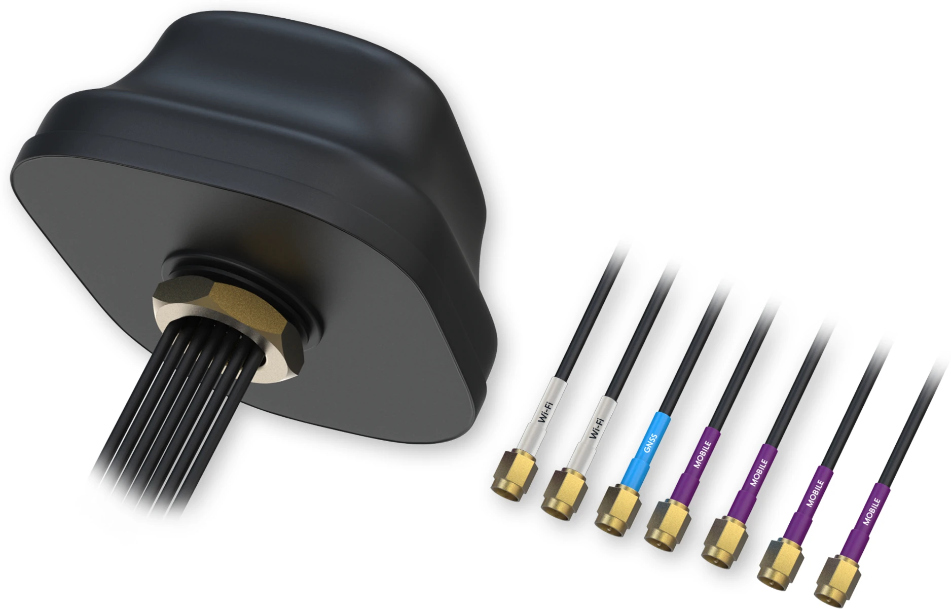 Imagen 0 de Antena Teltonika PR1KC640 5G COMBO MIMO Mobile /GNSS/WIFI Exterior SMA