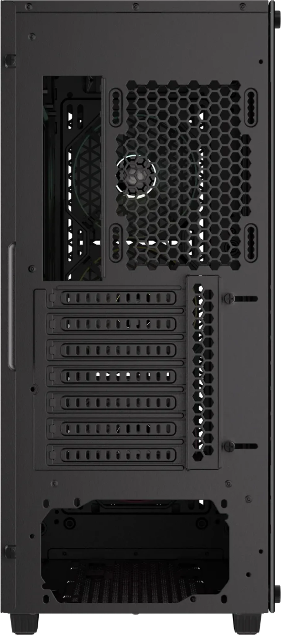 Imagen 10 de Gabinete Corsair 480T RGB 2*USB3.0 Vidrio Templado Filtro polvo ATX Negro