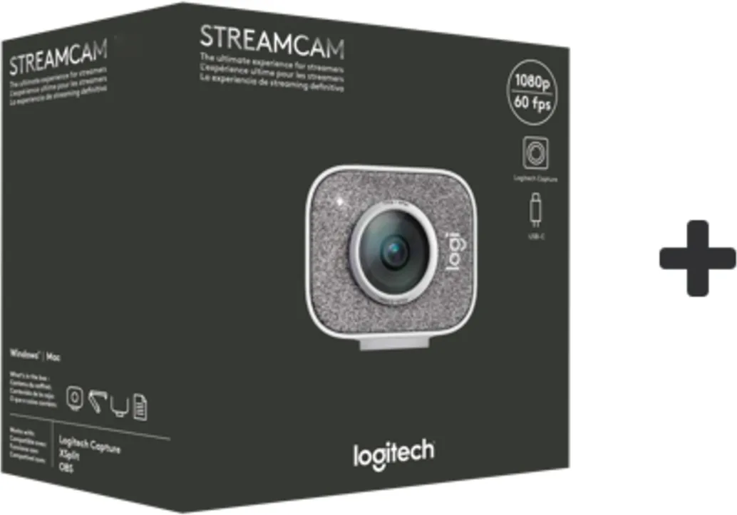 Imagen 5 de Cámara Web Logitech StreamCam Plus Full HD 1920x1080 Lente f/2.0 3.7mm USB-C 