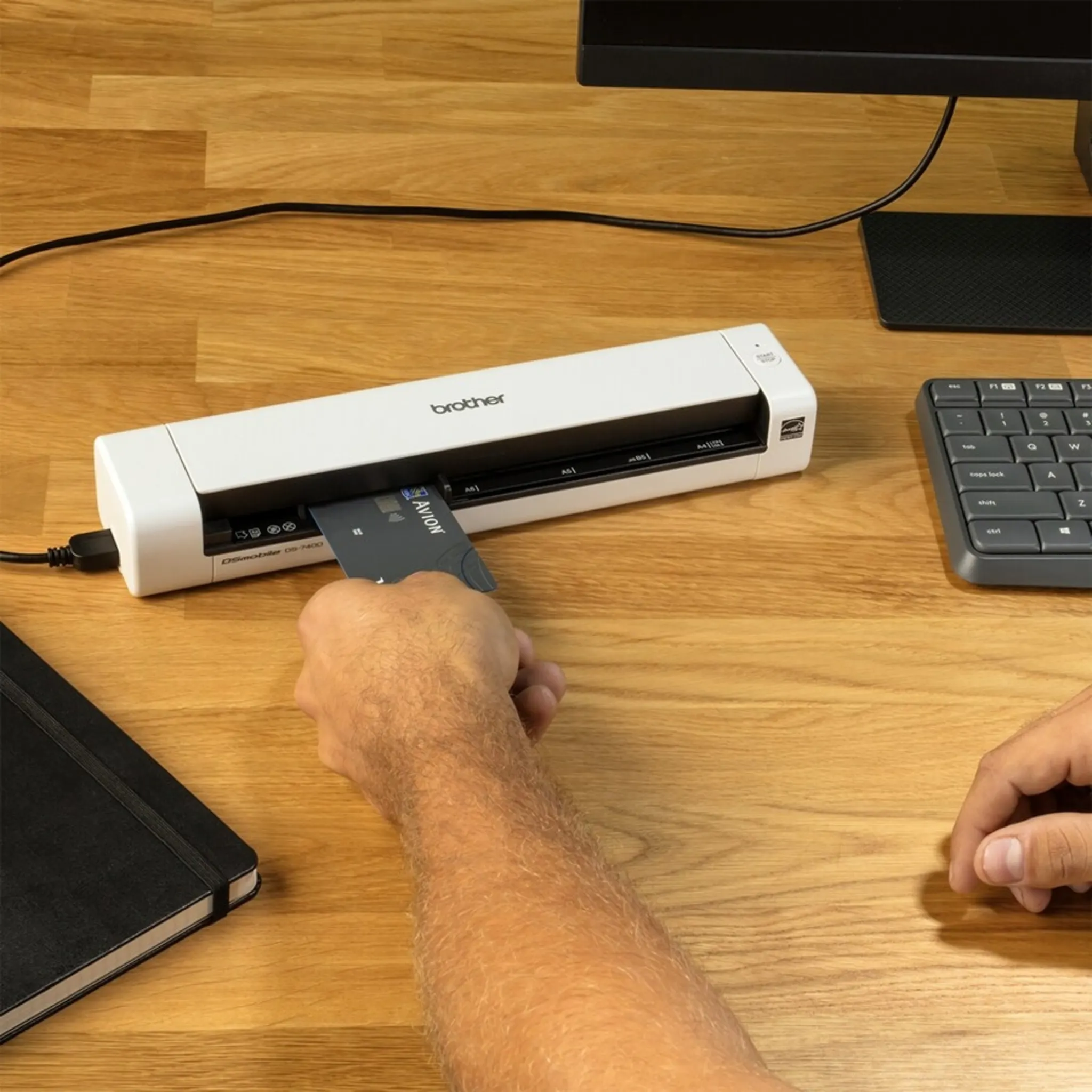 Imagen 14 de Escáner de Escritorio Portátil Brother DS740D Dúplex A4 16ppm 600p Micro USB3.0