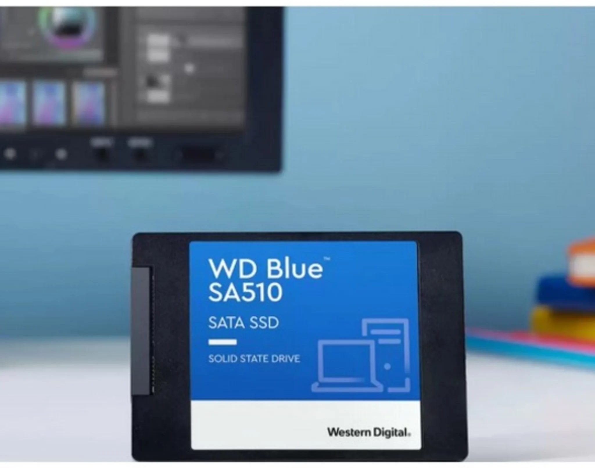Imagen 4 de Unidad SSD Western Digital Blue 500GB 2.5" 7mm SATA 3 6Gb/s 3D Esc 510MBps