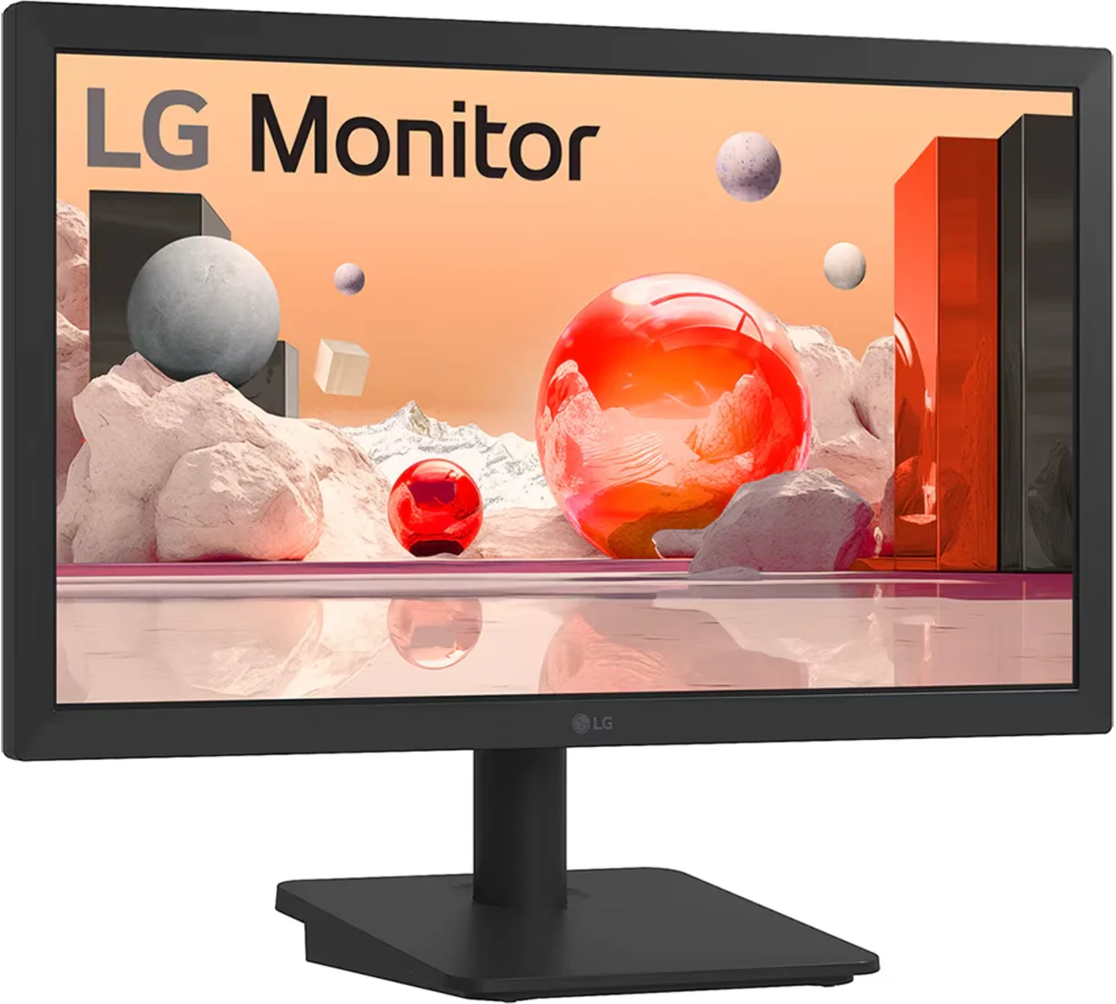 Imagen 2 de Monitor LG 20U401A-B 19.5" HD+1600*900 TN 75Hz HDMI 5ms (GtG)Dynamic Action Sync