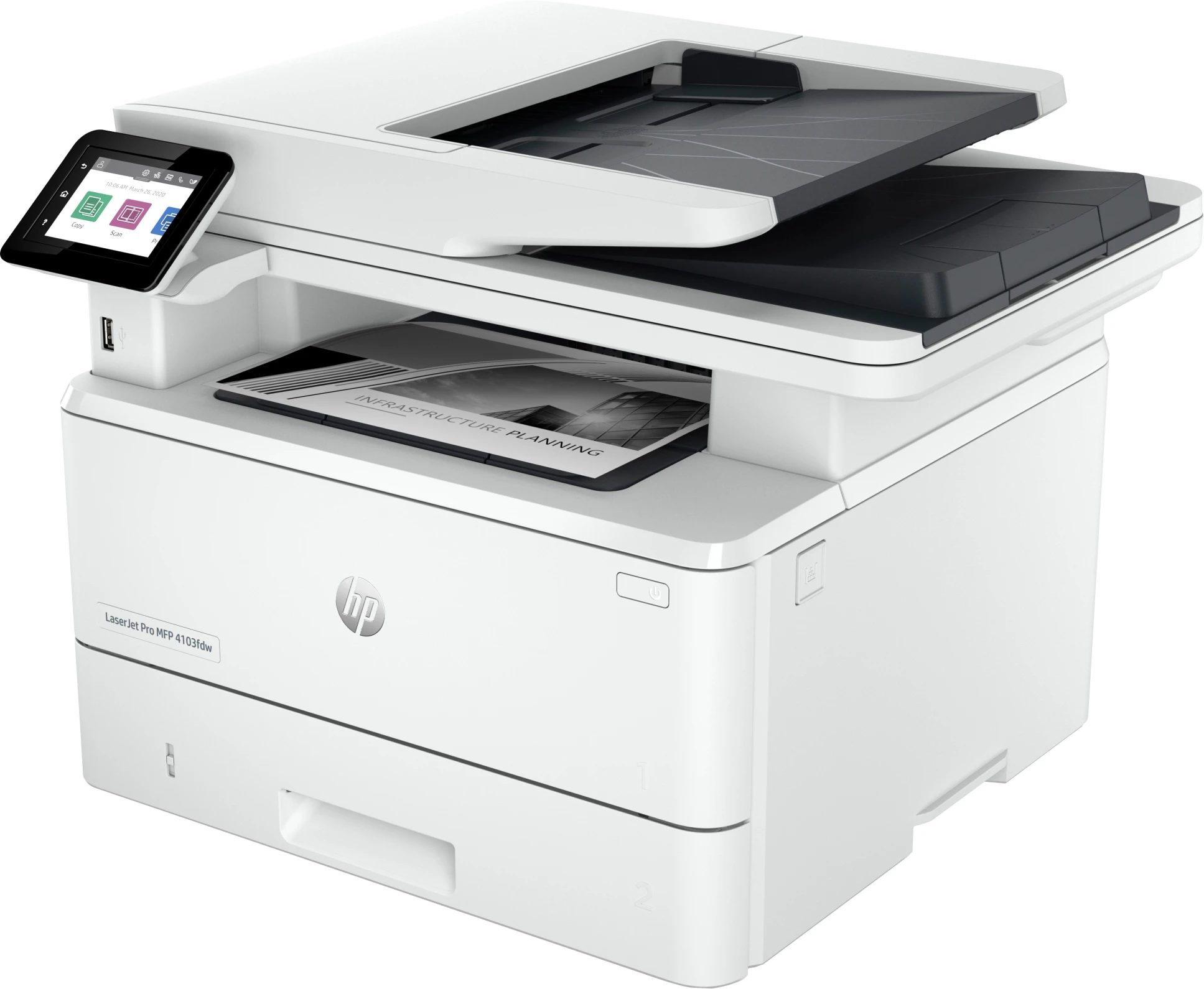 Imagen 5 de Impresora Multifunción HP LaserJet Pro MFP 4103fdw Monocrómo WiFi LAN USB Dúplex