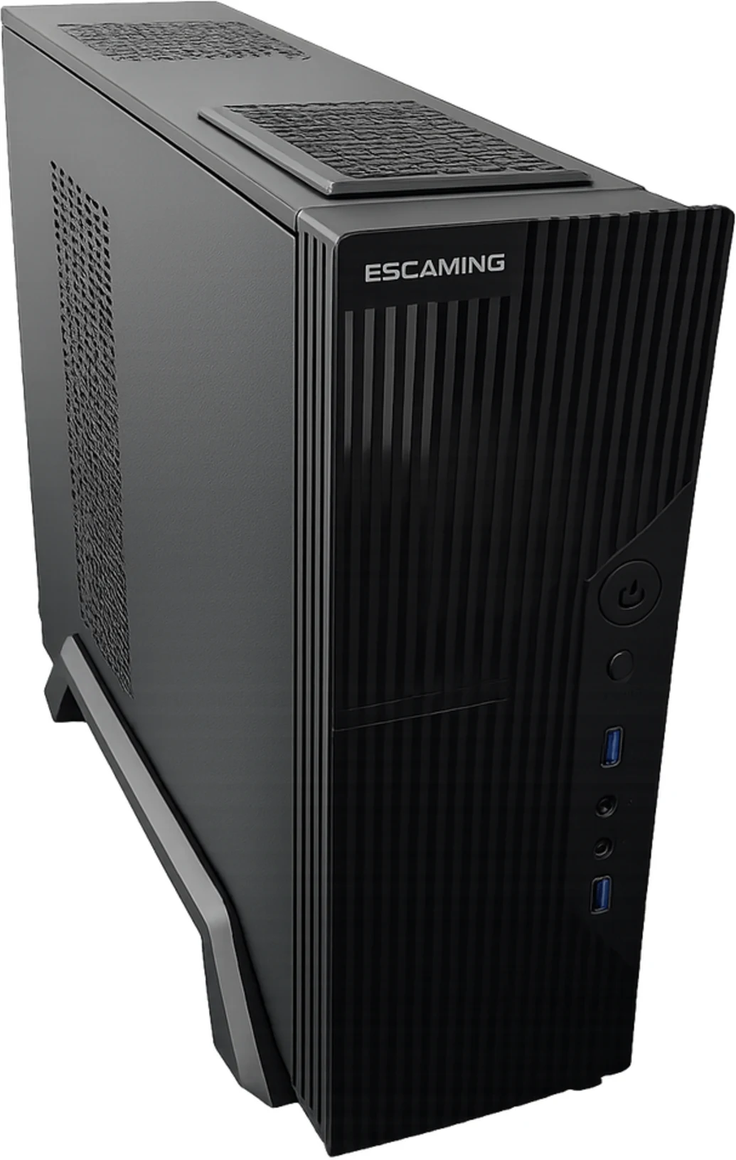 Imagen 1 de Gabinete Slim Esgaming 103, 2*USB2.0 1*USB3.0 Fuente de 750W Color Negro