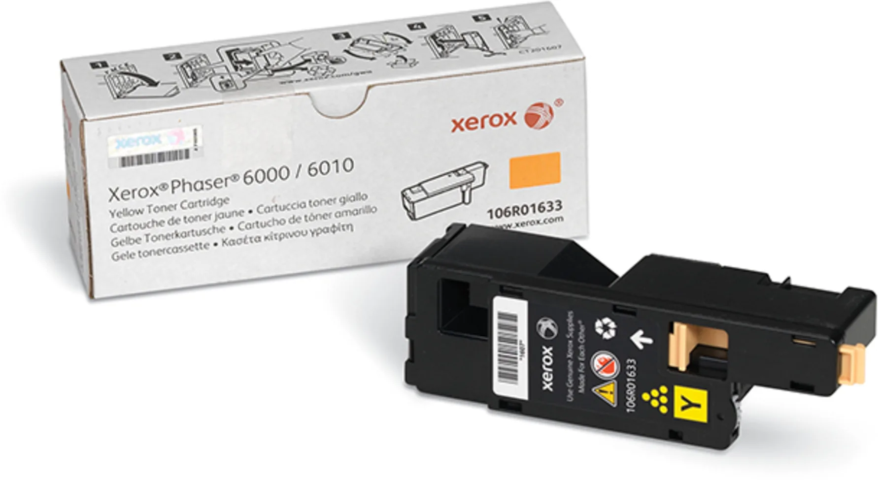 Imagen 0 de Toner Xerox Amarillo Phaser 6000/6010 1000 Pag.
