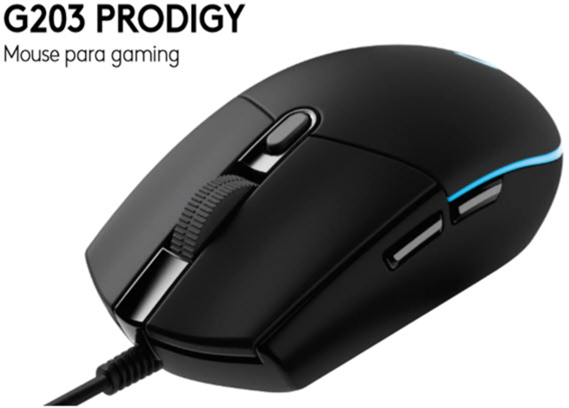 Imagen 0 de Mouse Gamer Logitech G203 Prodigy RGB 1 ms 6000 DPI