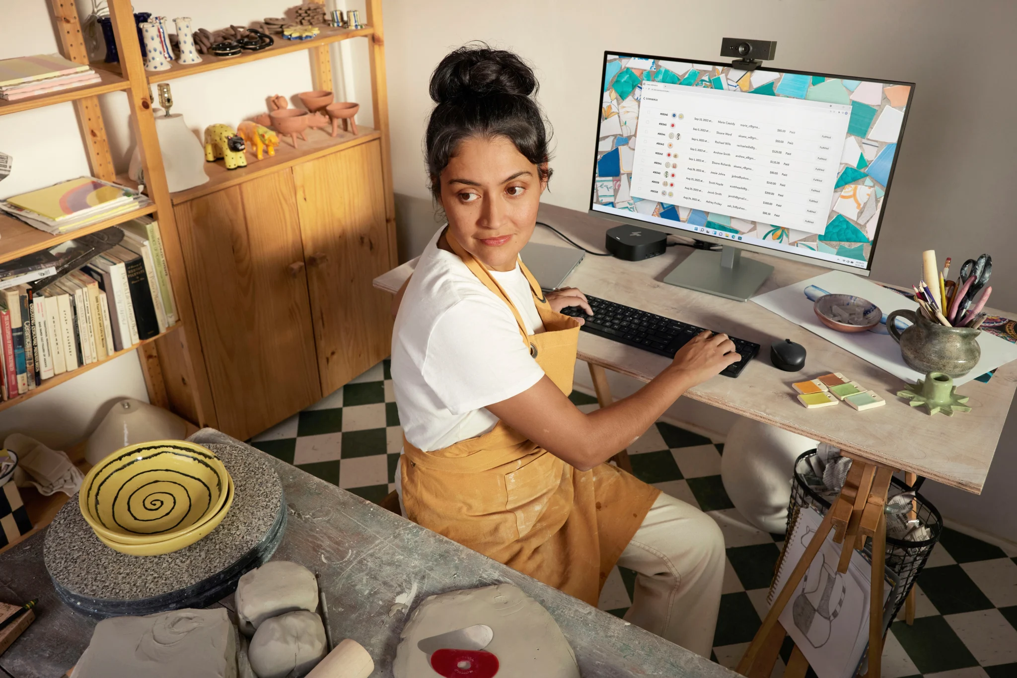 Imagen 8 de Teclado Inalámbrico Compacto HP 350 Dispositivos múltiples Bluetooth Color Negro