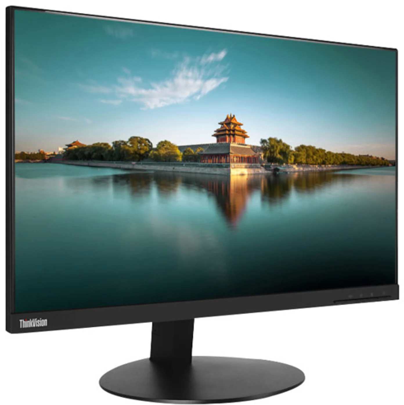 Imagen 1 de Lenovo ThinkVision T24i-10 - Monitor LED - 23.8" (23.8" visible) - 1920 x 1080 Full HD (1080p) @ 60 Hz - IPS - 250 cd/m² - 1000:1 - 6 ms - HDMI, VGA, DisplayPort - negro - para ThinkBook 14; ThinkCentre M715q (2nd Gen); M75; ThinkPad E14; E15; L13 Yoga; T490; X390