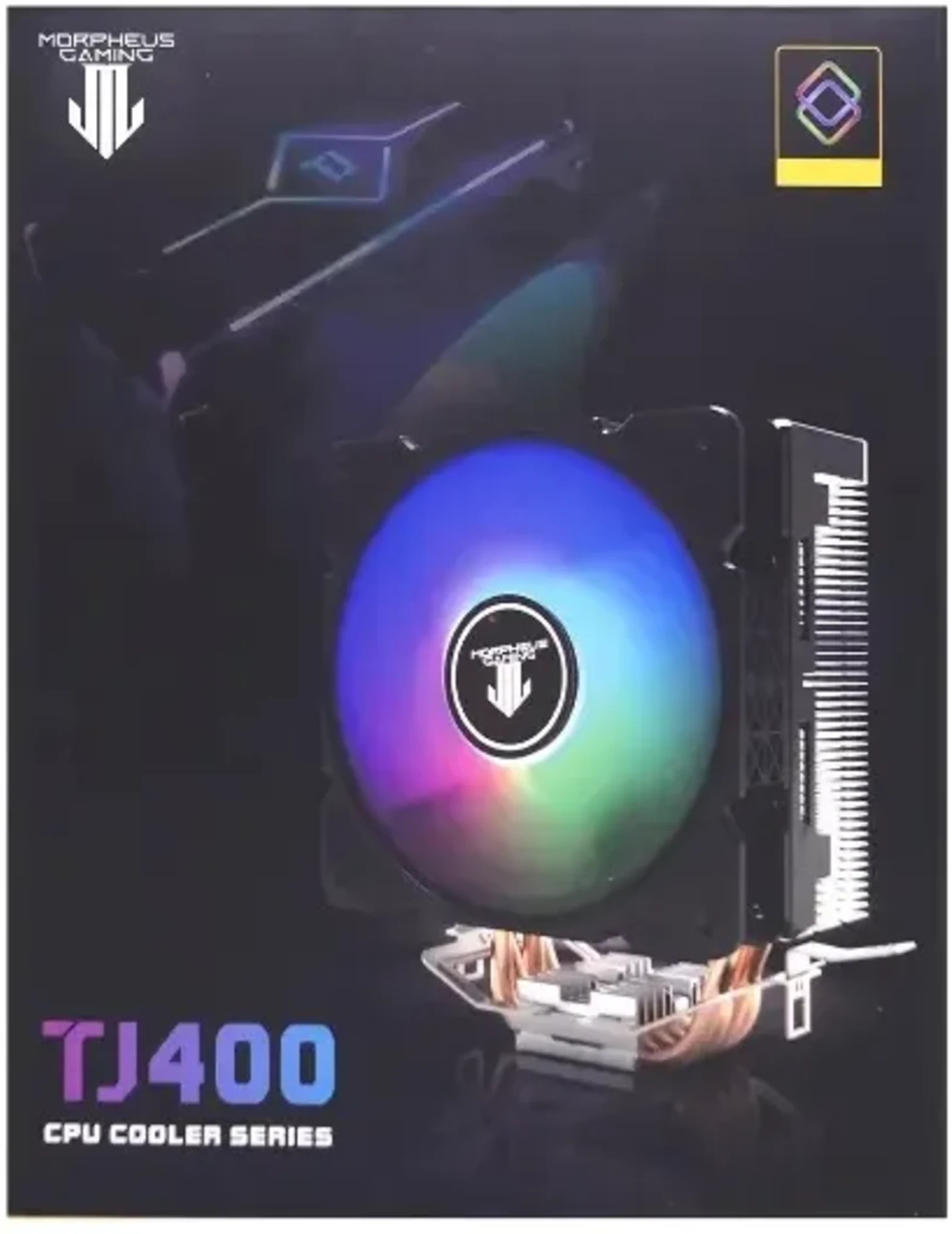 Imagen 2 de Disipador CPU Morpheus TJ400 RGB, 120mm, RGB, Intel/AMD, 1700/1200/11151/AM4 (Nuevo Open Box)