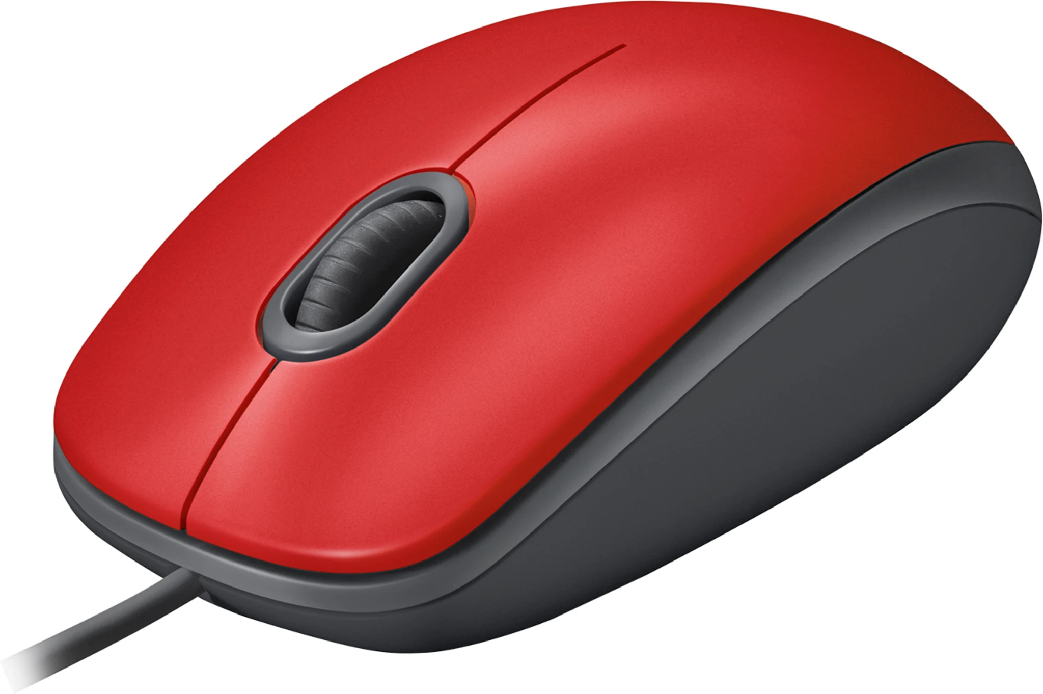 Imagen 2 de Mouse Logitech M110 Silent Conectividad Alámbrica Óptico 1000 dpi Color Rojo