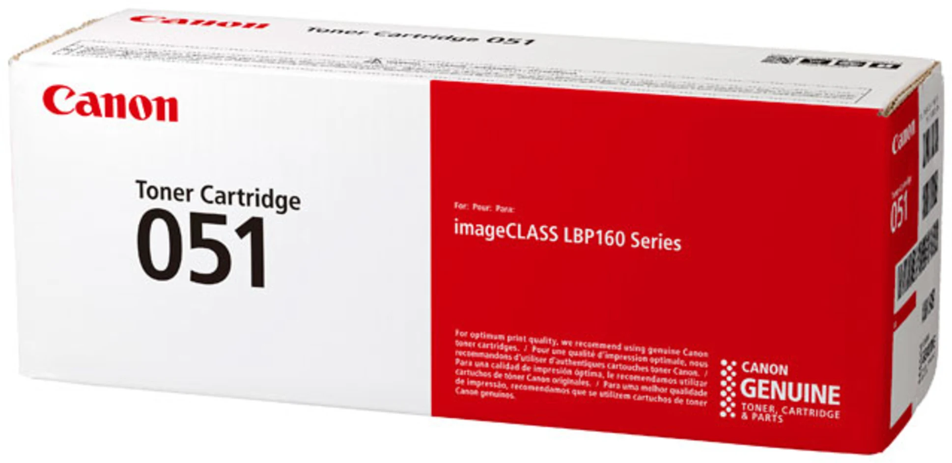 Imagen 1 de Toner Canon 051 Negro para Impr Láser MF269dw LBP162dw\n Pag 1.700